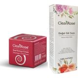 Clean Rose %100 Doğal Gül Suyu 250 Ml + Salyangoz Özlü Krem 45 Ml
