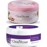 Clean Rose Besleyici Gül Kremi 125 ml Lavanta Kremi 125 ml (ISPARTAMDAN)