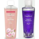 Clean Rose Efsane Kolonya Seti 2'li (250 ml Gül ve 250 ml Lavanta)