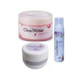 Clean Rose Gül Özlü Vazelin Ve Dudak Balm + Yüz Temizleme Köpüğü Vücut Ve Yüz Bakım Seti