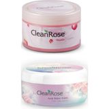 Clean Rose Unisex Gül Özlü Vazelin 90 ml Ayak Bakım Kremi 125 ml (ISPARTAMDAN)