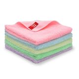 Clean She Pastel Seri Mikrofiber Temizlik Bezi 5'li Set 35x40cm Kurulama ve Silme için Çift Taraflı | 2 in 1