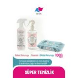 Clean & Shine Serisi Yüzey Temizlik Misti Bahar Dokunuşu 500 ml | Clean & Fresh Serisi Yasemin Oda Kokusu 500 ml | Clean & Cool Serisi Yüzey Temizleme Havlusu Orkide Dokunuşu 1x100(100 Yaprak)