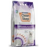 Clean Step 5 lt Aktif Karbonlu Lavanta Kokulu İnce Taneli Topaklanan Bentonit Kedi Kumu