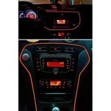 Clean Stoff Araç Içi Torpido Ledi Şerit Led Ip Led Neon Turuncu 2 Metre