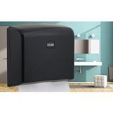 Clean Style K2b Banyo Mutfak Lavabo Pratik Z Katlı Kağıt Havlu Dispenseri Kapasite 200 Kağıt Siyah