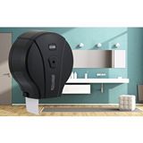 Clean Style Mj1b Mini Jumbo Wc Tuvalet Kağıdı Dispenseri Aparatı Siyah