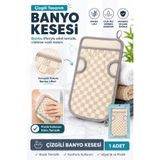 Clean Vibe Parmaklı Damalı Bamboo İpek Kese