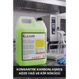 Cleanes N4C1 Konsantre Karbonlaşmış Yağ Sökücü Sanayi Tipi Fırın Izgara Ocak Davlumbaz Temizleyici (Yoğun Formül)