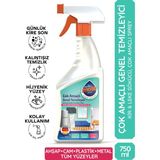 Cleaning Mate Solutions Cleaning Mate Ultra Güçlü Çok Amaçlı Temizleyici 750 gram Bahar Çiçekleri Kokusuyla Anti Alerjik