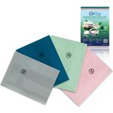 Cleanıng | Mikrofiber Temizlik Bezi | Sihirli Bez, Cam Bezi Ayna Bezi | 4lü Paket | Somon Serisi