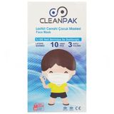 Cleanpak 3 Katlı Çocuk Cerrahi Maske Telli 10'lu