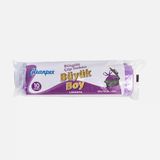 Cleanpex Büzgülü Çöp Torbası Büyük Boy 10 Adet 65X70cm (4'Li Paket)