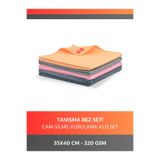 Cleanshe Premium Mikrofiber Temizlik Bezi Tanışma Seti 4'lü 40x40