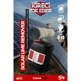 CleanTurk SOLAR LIME REMOVER Solar Panel Kireç Sökücü | Maksimum Verim 5 KG