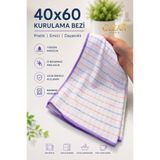 cleanvera ( 1 Adet ) Sihirli Mikrofiber Kurulama Bezi 40x60 cm Yüksek Emici İz Bırakmaz Temizlik Bezi