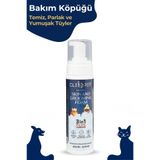 Cleapet Evcil Hayvan Tüy Bakım Köpüğü - Kedi & Köpek Kuru Şampuan Vegan, Hassas Cilt Dostu Kuru Köpük 200 ml