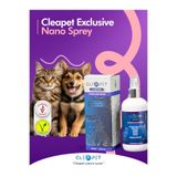 Cleapet Mantar Yara Karşıtı-Nano Gümüş Bakım Spreyi 250 ml-Kedi Köpek