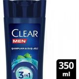 Clear 350Ml Men Cool 3In1 Sac Yuz Vucut 3923