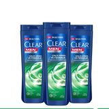Clear 3x350 ml Men Günlük Arınma ve Ferahlık Sedir Ağacı ve Okaliptus Özleri Kepeğe Karşı Etkili Şampuan