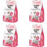 Clear Cat 4x10 L İnce Pudralı Topaklanan Bentonit Kedi Kumu