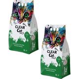 Clear Cat Blanco Aloe Vera 2x5 lt Topaklanan Kedi Kumu