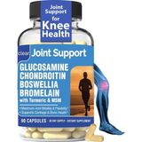 Clear Glucosamine Chondroitin Msm Turmeric Bromelain Boswellia Joint Support Takviye Edici Gıda