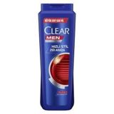 Clear Kepeğe Karşı Etkili Hızlı Stil 2'si 1 Arada 600 ml Şampuan