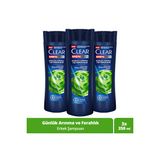 Clear Kepeğe Karşı Şampuan Günlük Arınma Ferahlık 350 ml x3