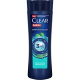 Clear Men 3 İn 1 Şampuan Duş Jeli Ferahlatıcı Mentol Etkisi Saç Yüz Vücut İçin 350 Ml 2 Adet