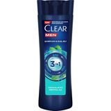 Clear Men 3 In 1 Şampuan & Duş Jeli Ferahlatıcı Mentol Etkisi Saç Yüz Vücut Için 350 ml - Çok Renkli - Standart