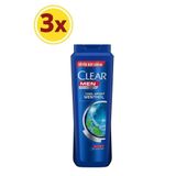 Clear Men 3x600 ml Cool Sport Menthol Erkek Şampuan