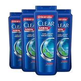 Clear Men 4x600ml Cool Sport Menthol Kepeğe Karşı Etkili Şampuan