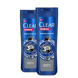 Clear Men Arındırıcı Kömür Saç Yüz Vücut 2x350 ml Şampuan ve Duş Jeli