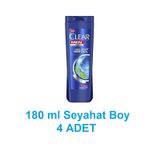 Clear Men Cool Sport Menthol Kepeğe Karşı Şampuan 4 x 180 ML