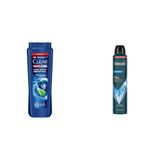 Clear Men Erkek Şampuan Cool Sport Menthol Kepeğe Karşı Etkili 600 ml + Rexona Men Erkek Sprey Deodorant Xtra Cool 72 Saat Kesintisiz Üstün Koruma 200 ml