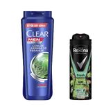 Clear Men Günlük Arınma Şampuan + Rexona NaneSedir Ağacı Deo Set