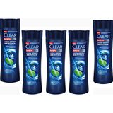 Clear Men Kepeğe Karşı Etkili Cool Sport Menthol Ferahlatıcı Mentol Etkisi 5x350 ml Şampuan