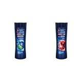 Clear Men Kepeğe Karşı Etkili Şampuan Cool Sport Menthol 350 ml ve Clear Men Kepeğe Karşı Etkili Şampuan Hızlı Stil 2'si 1 Arada Kolay Şekil Alan Saçlar 350 ml Mavi