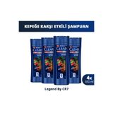 Clear Men Kepeğe Karşı Etkili Şampuan Legend by CR7 350 ml x4