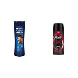 Clear Men Kepeğe Karşı Etkili Şampuan Legend By CR7 Cristiano Ronaldo 350 ml + AXE Premium Collection Erkek Sprey Deodorant Cherry Spritz 15 0 ml