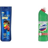 Clear Men Kepeğe Karşı Etkili Şampuan Legend By Cr7 Cristiano Ronaldo 350 Ml(1) Domestos Yoğun Kıvamlı Çamaşır Suyu Maksimum Hijyen Dağ Esintisi, 750 Ml(3) - Option-1