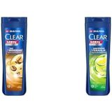 Clear Men Kepeğe Karşı Etkili Şampuan Saç Dökülmesine Karşı Kahve Çekirdeği Özü 350 ml(1) Clear Men Maksimum Ferahlık Yağlı Saç Derisi İçin Limon Özlü Kepeğe Karşı Etkili Şampuan 350 ml(1)