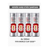 Clear Men Kepeğe Karşı Etkili Şampuan Scalp Edition Fifa World Cup 330 ml X4