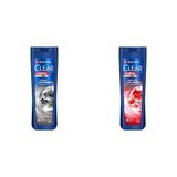 Clear Men Kepeğe Karşı Etkili Şampuan Yoğun Arındırıcı Kömür ile 350 ml(2) Clear Men Kepeğe Karşı Etkili Şampuan Hızlı Stil 2'si 1 Arada Kolay Şekil Alan Saçlar 350 ml Mavi(1)