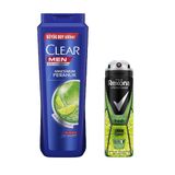 Clear Men Maksimum Ferahlık Şampuan + Rexona Limon Ferahlığı Deodorant