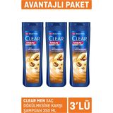 Clear Men Saç Dökülmesine Karşı Şampuan 3 x 350ML 2 Adet