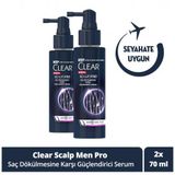 Clear Men Scalp Pro Dökülme Karşıtı 2x70 ml Güçlendirici Serum
