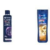 Clear Men Scalp Pro Saç Dökülmesine Karşı Güçlendirici 300 ml Şampuan ve Men Kepeğe Karşı Etkili Şampuan 2x350 ml Şampuan