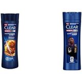 Clear Men Seti | Şampuan Saç Dökülmesine Karşı Kahve Çekirdeği Özü 350 ml x2 + Şampuan Vinícius Júnior 350 ml x2